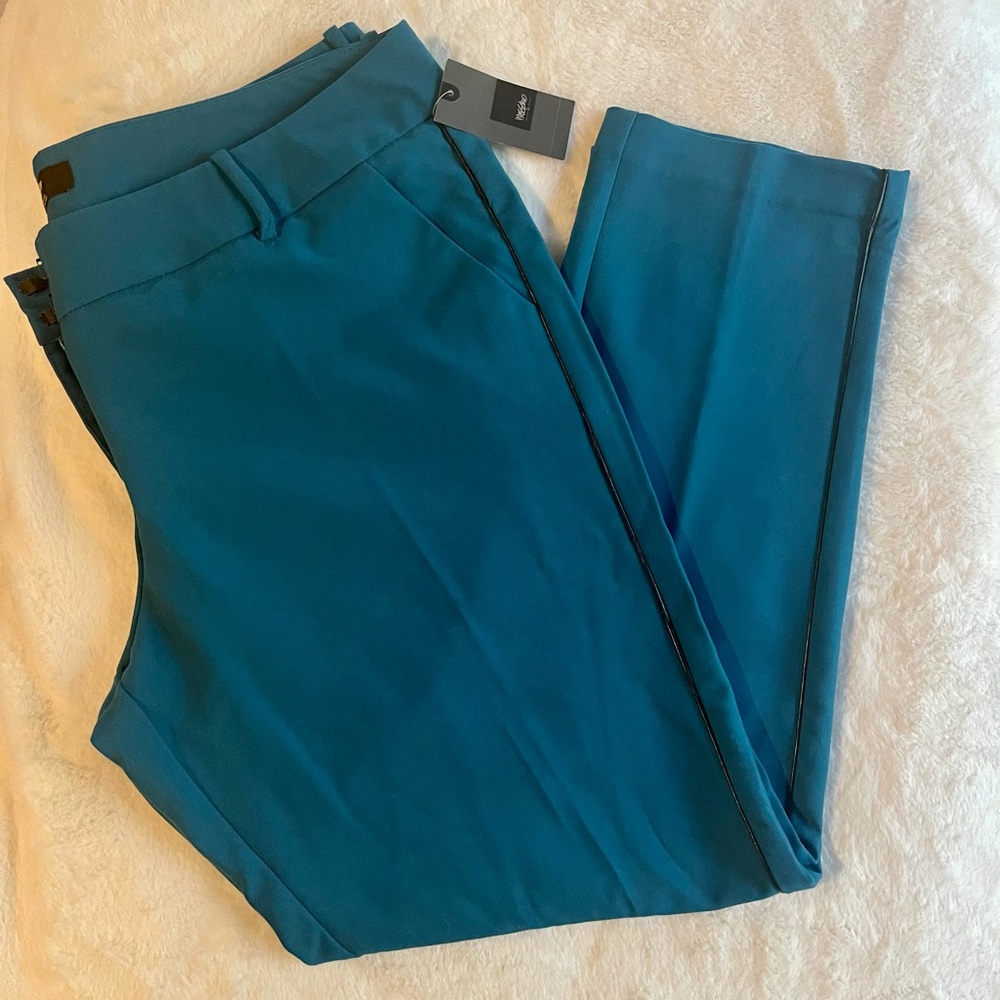 Jade green Cropped pants